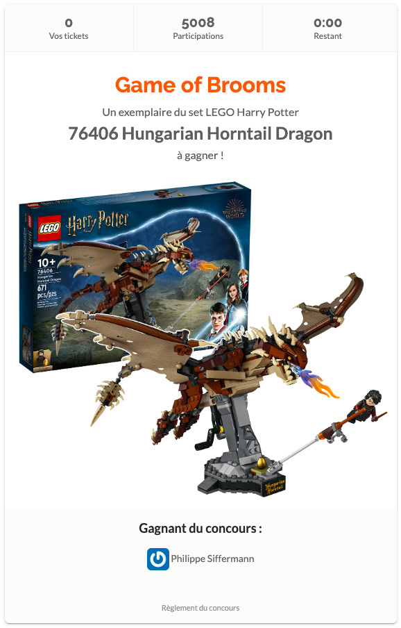 Harry potter lego online dragon set